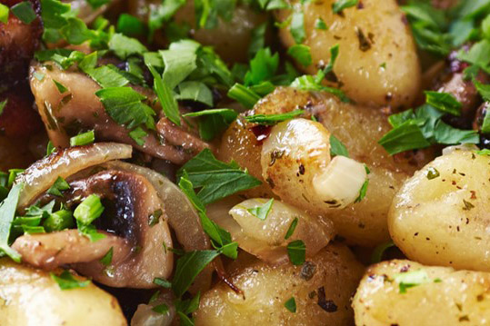 Gesunde Ernährung 7 Gnocchi & Champignonpfanne