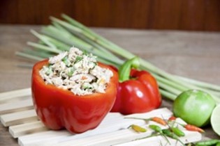 Gesunde Ernährung 16 Paprika Thunfisch Snack