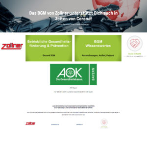 BGM Zollner - Feedback Übersicht 2 Zollner Startseite screenshot